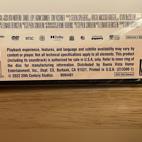 West Side Story Brand New DVD Directed by Steven Spielberg - Picture 6 of 13